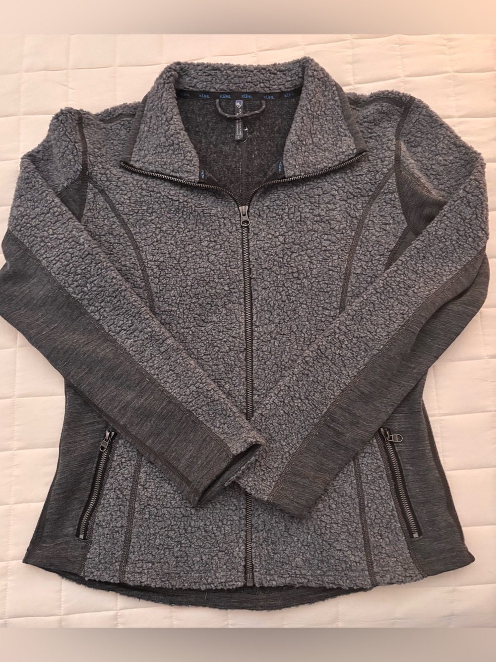 Kuhl Women's Gray Teddy Sherpa Jacket